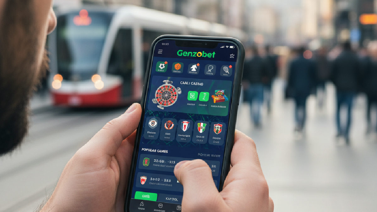 Genzobet mobil uygulamasının hızlı ve kesintisiz erişim sağladığı bir kullanıcı deneyimi.